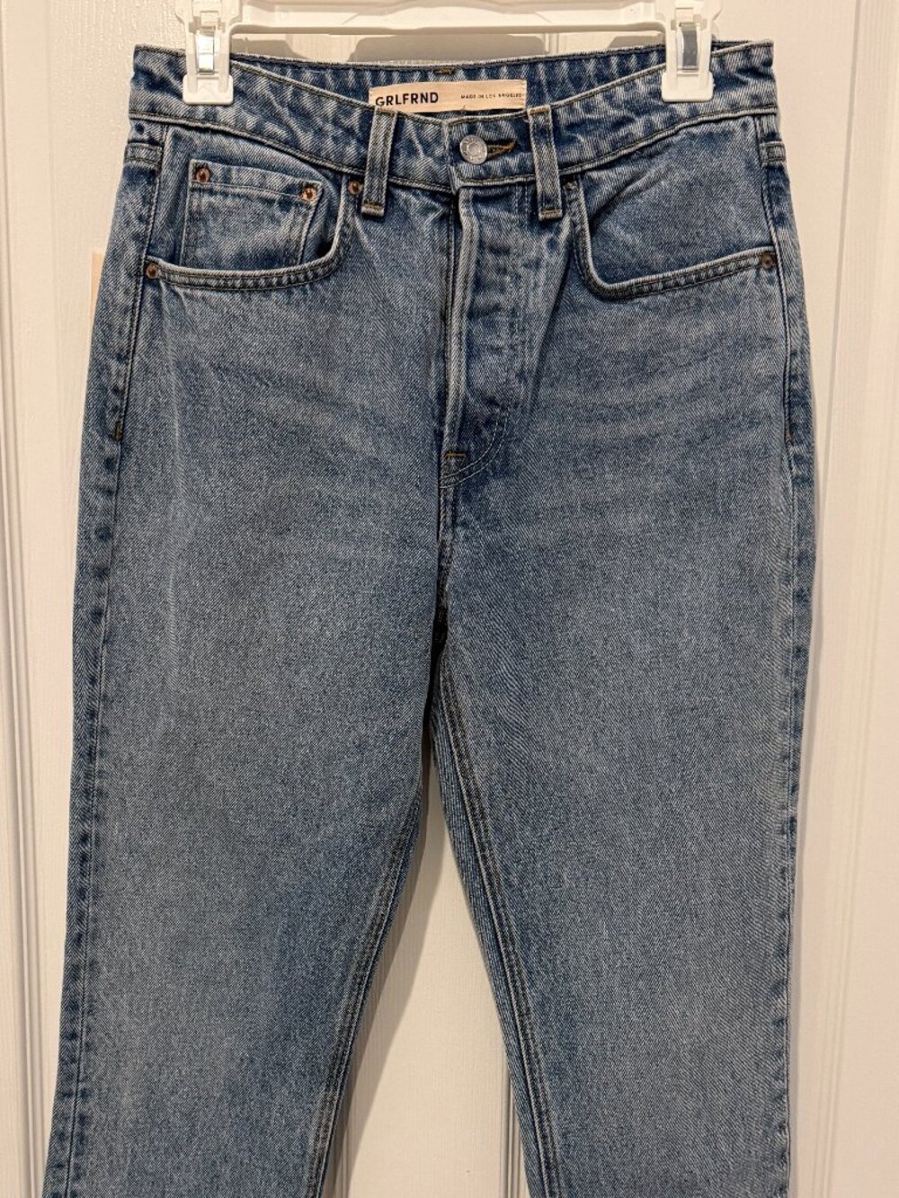 NWT GRLFRND Denim Women’s 25 High Rise Straight Leg Jeans Made in Los Angeles